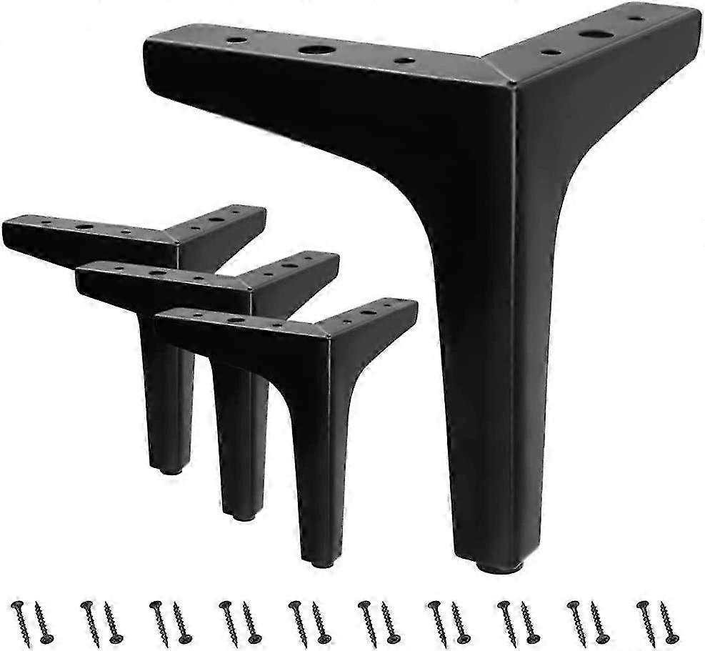 Triangular Furniture Feet Metal Replacement Set 4Pcs