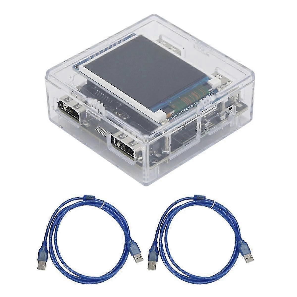 Kmbox B + Pro Key Mouse Controller AI Auxiliary Support Dual USB Press Key Mouse Handle compatible con DMA y Dual Computer, con LCD