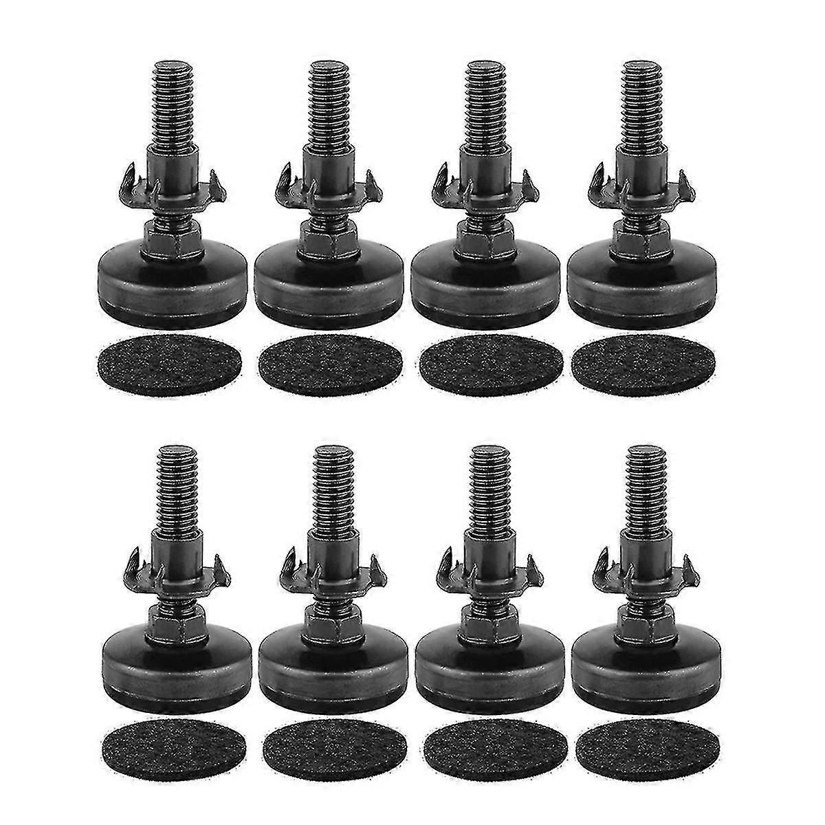 8 قطع الأثاث المستقي الثقيلة الأثاث التسوية قدم قابل للتعديل الساق التسوية للخزائن علامة التبويب XXF