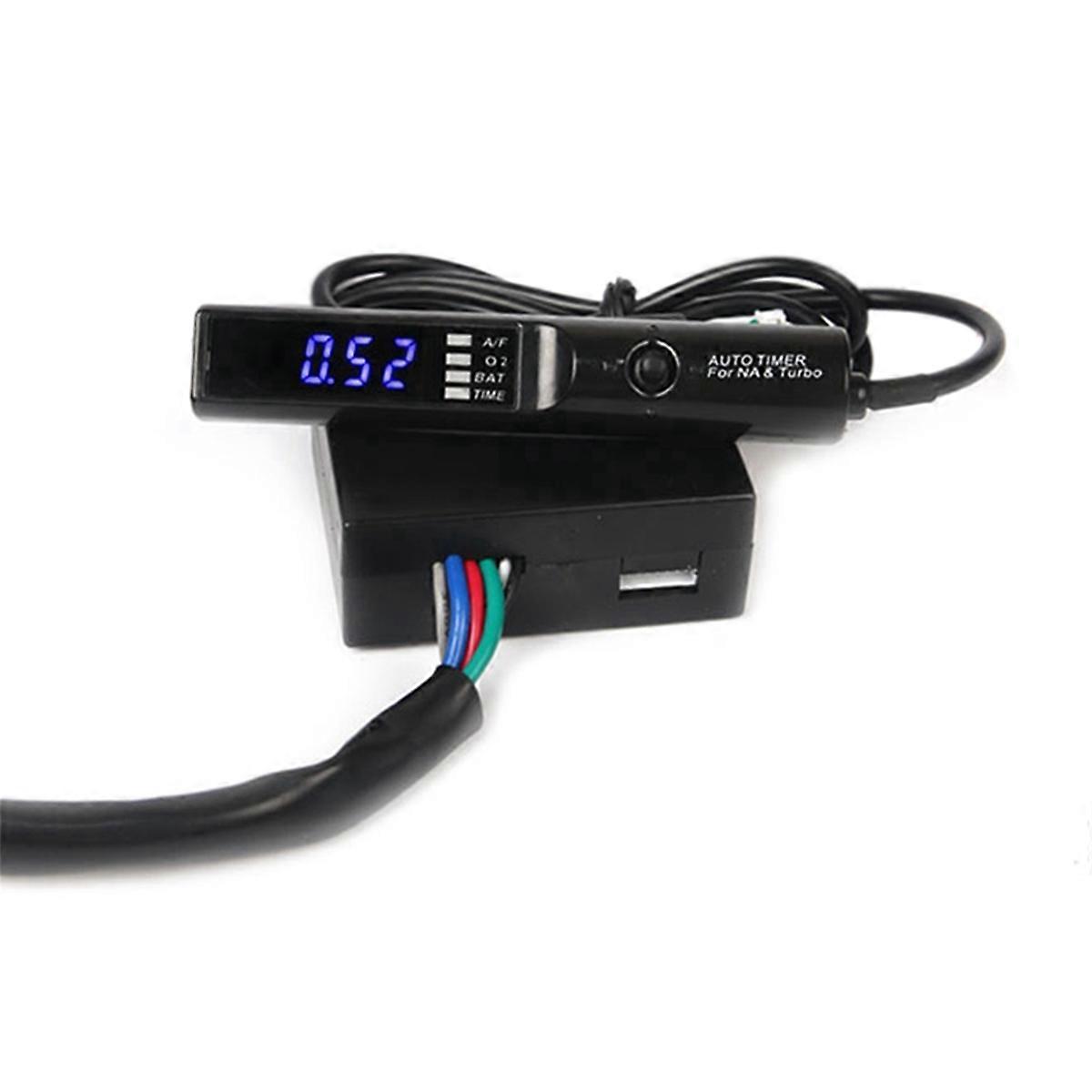 Universal 12V Turbo Timer for Universal Car Auto LED Digital Display for Turbo & NA Turbocharged Engine Protector Blue