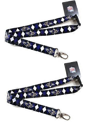Baltimore Ravens NFL Argyle sleutelkoord 2 stuks
