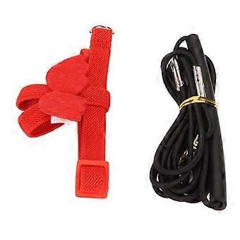Pet Bird Harness Leash Lightweight Bird Flying Harness Traction Rope for Alexandrine Scarlet Keck Mini Macaw M Red