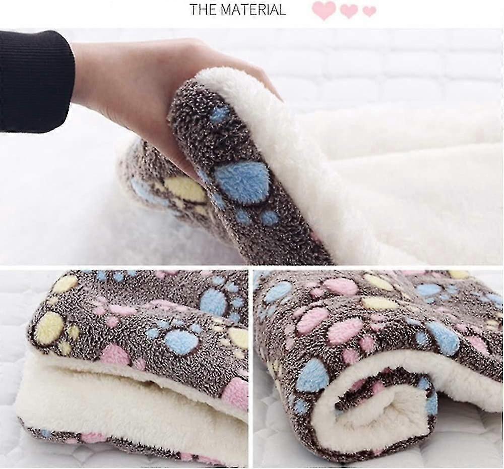 Flannel Warm Sping Pad Dog Blanket, Thi Pillow Pet Mat  Bed For Small Medium Large Pet