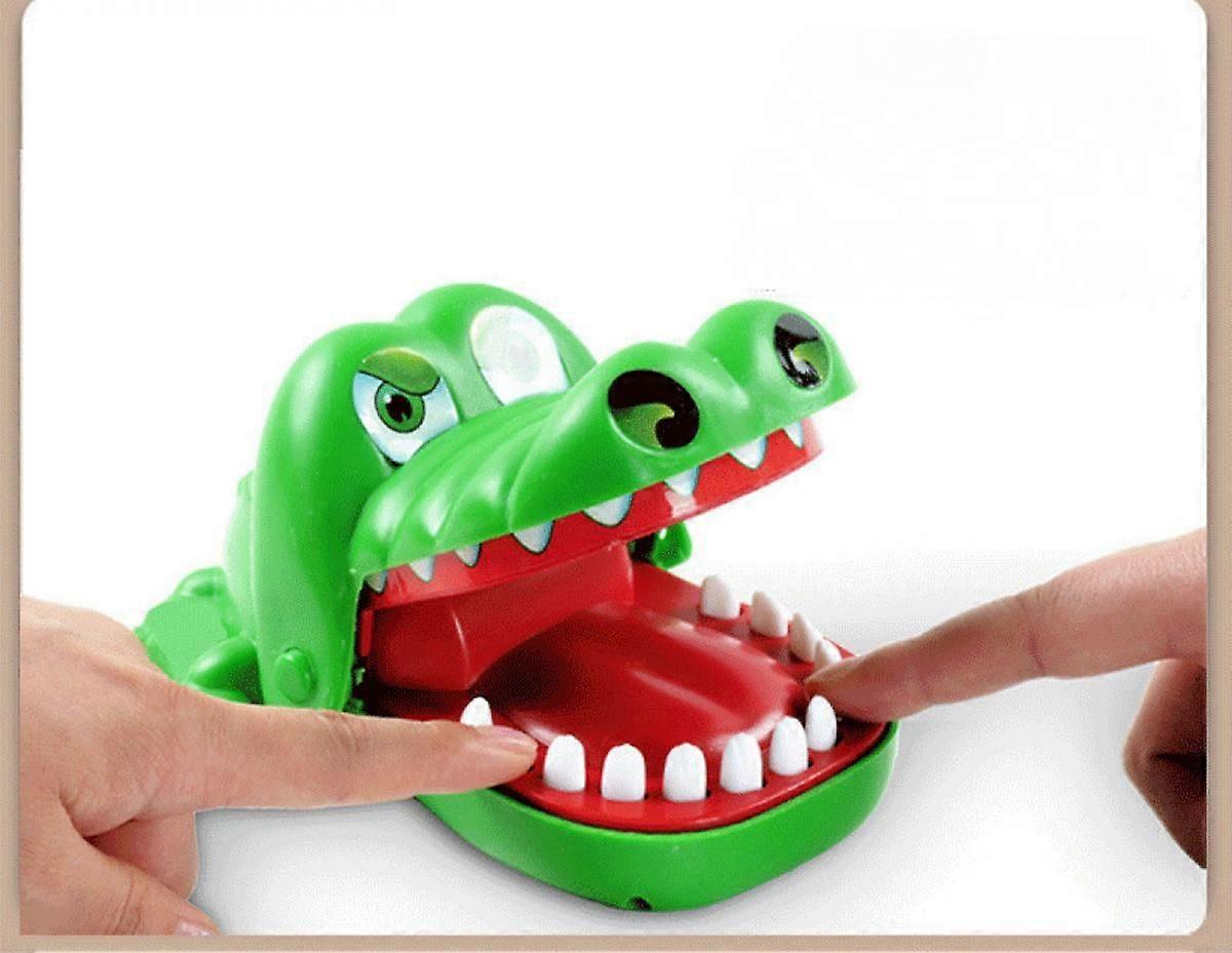 Children's toy finger biting crocodile