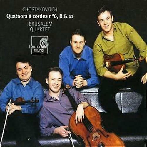 Dmitri Shostakovich String Quartets 6 8 and 11 (Jerusalem Quartet) CD (2007)