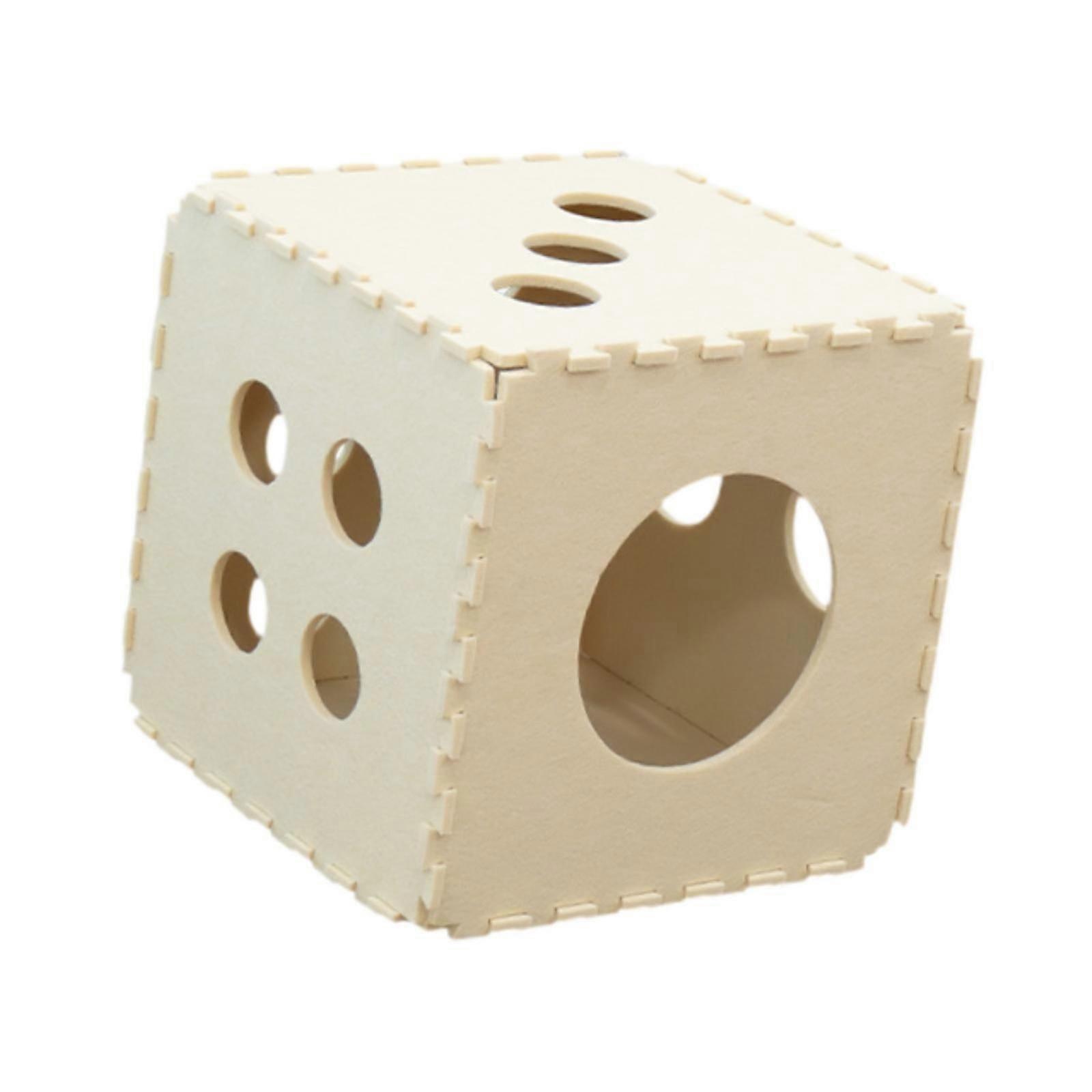 Kitten Cube House Scratch Resistance Cat Hideaway for Home Travelling Kitten 40x40cm