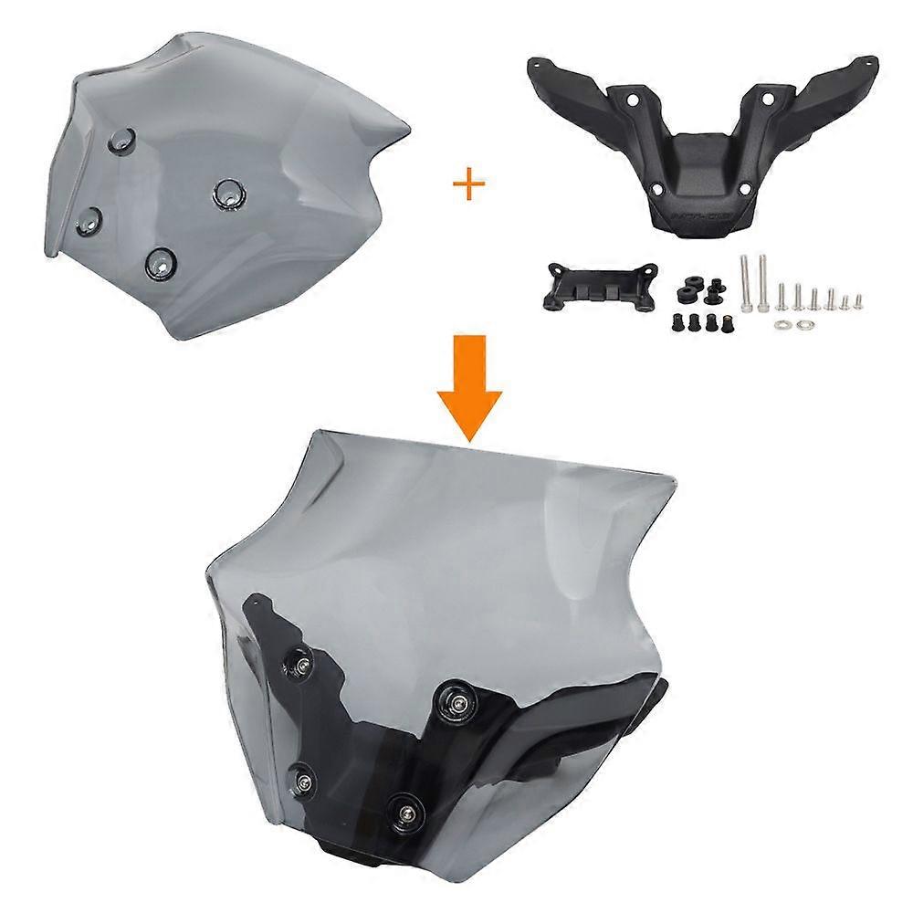 Motorcycle Windshield Front Windscreen Protector Air Wind Deflector Modification Accessory Replacement for MT~09 SP 2024 MK341
