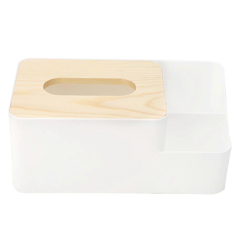 Pratical Home Office Desktop Paper Remote Control Storage Holder Extraction Tissue Box Case with