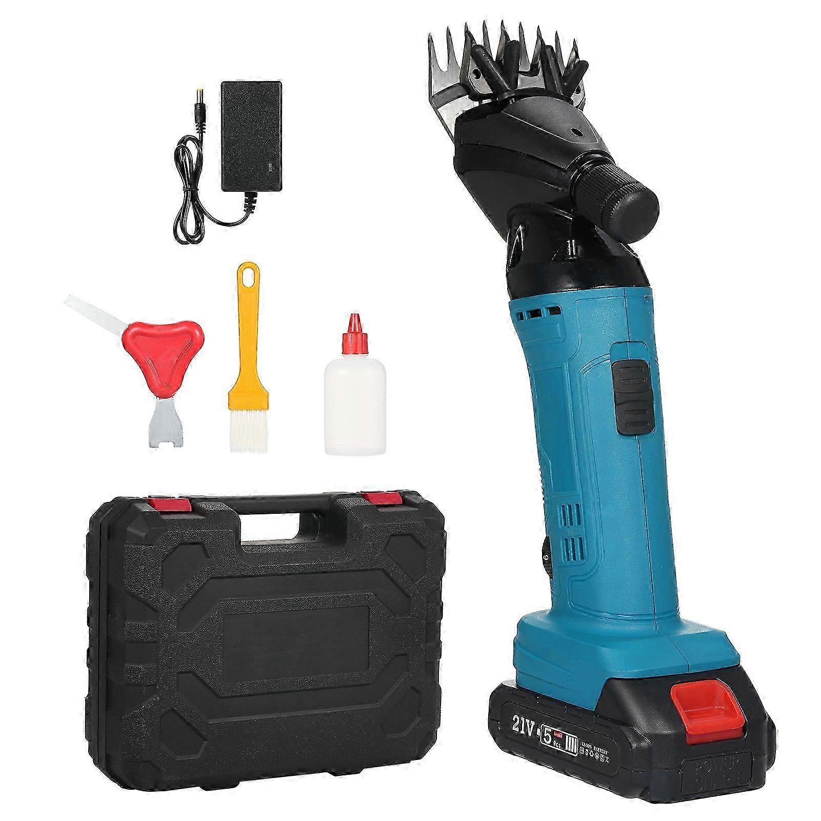 9-tooth 6-speed Adjustable Lithium-ion Wool Shears Set Lithium-ion Shaving Machine Shearing Machine Used For Shearing Animals