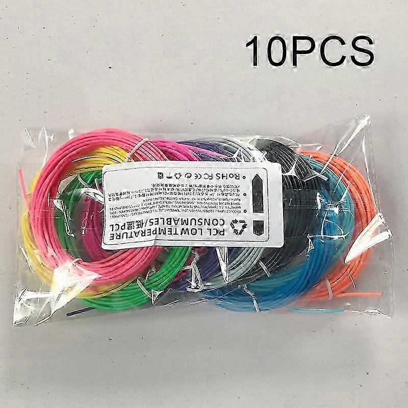 3D Pen for Kids USB Rechargeable 3D Printer Set with 10 x Drawing Molds Low Temperature Easy to Use-Good
