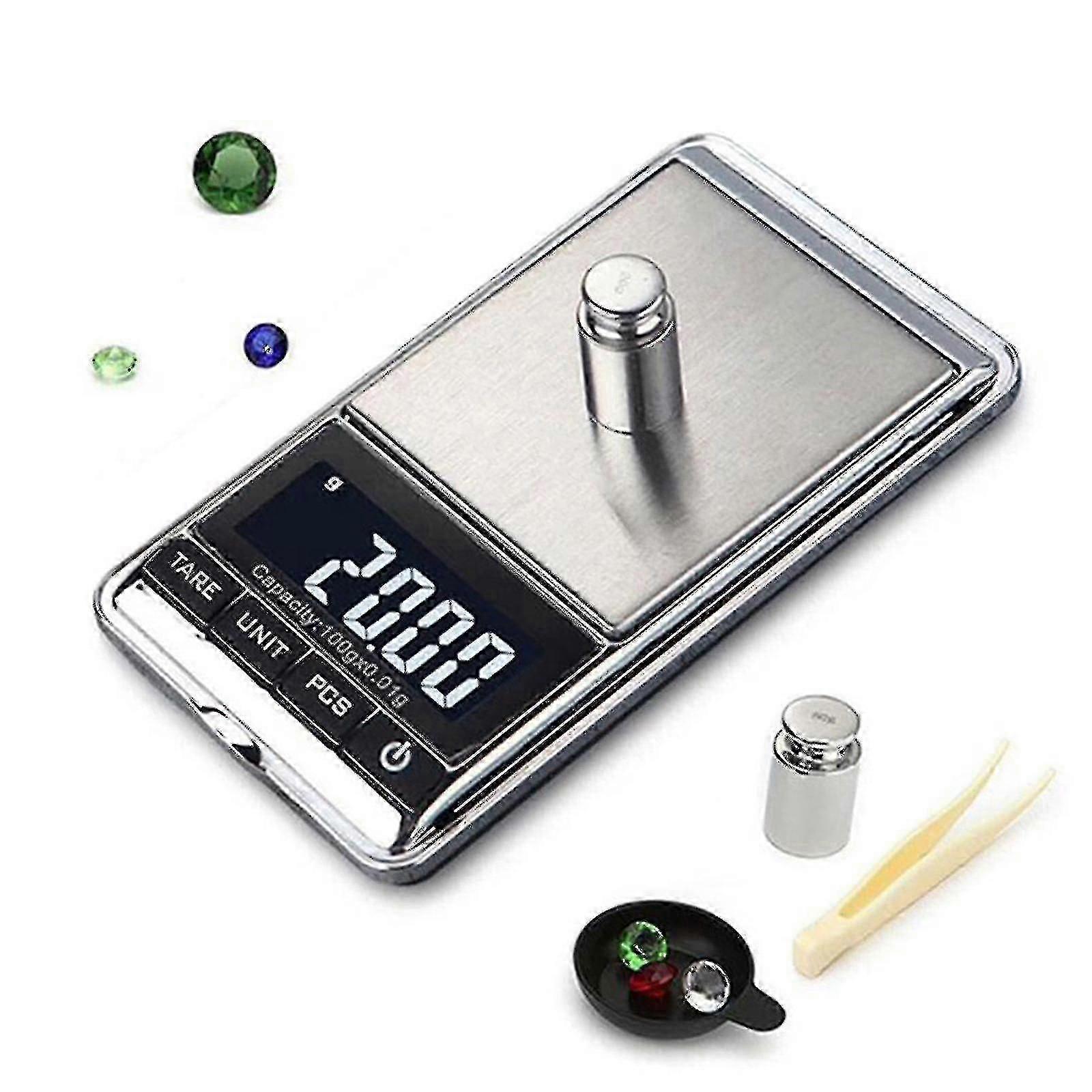 Gold Silver Tester Set Diamond Precious Metal Testing Kit Digital Gram Scale High-quality
