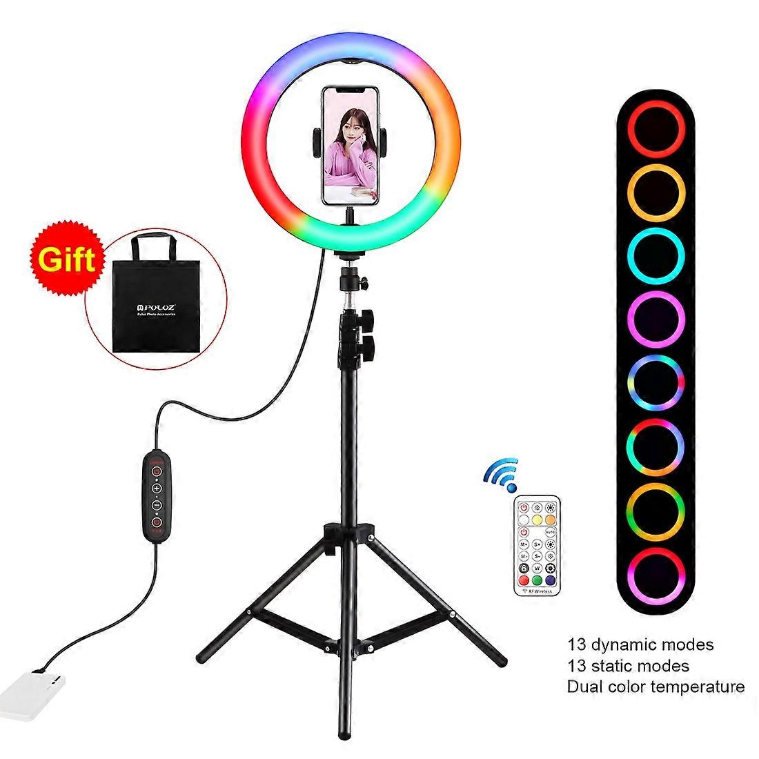 PULUZ 10,2-calowy namiot imprezowy LED RGBWW Light + mocowanie statywu 1,1 m