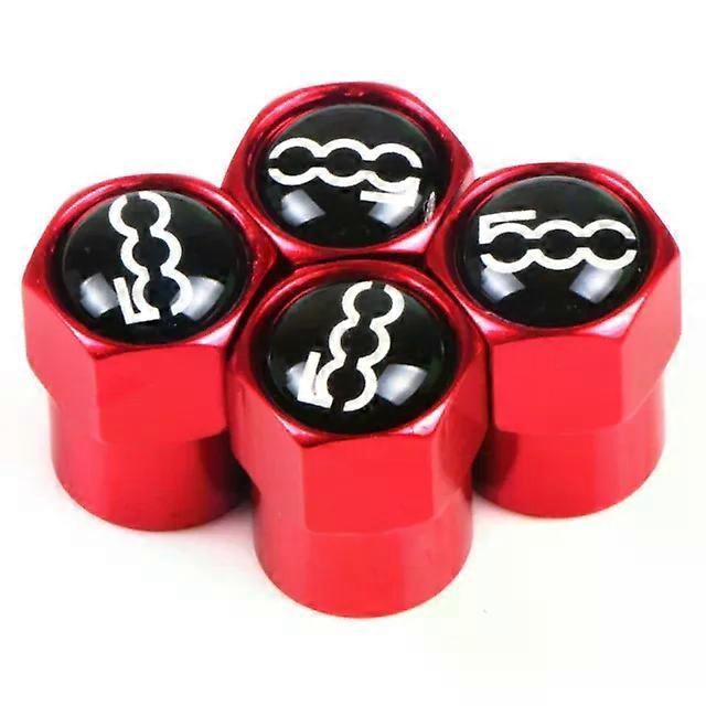 4pcs Metal Wheel Tire Valve Caps Stem Case For 500 punto abarth stilo ducato palio bravo doblo Car Accessories MAXP