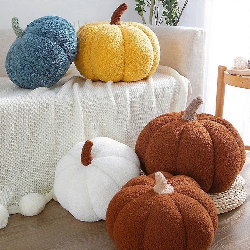3D Simulated Pumpkin Pillow Plush Toy Cushion Holiday Pumpkin Decorative Throw Pillow for Home Decor, Party Favors