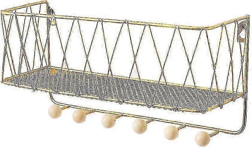 Metal Wire Hook Basket Key Envelope Storage Organizer Hanger Hooks For Clothes