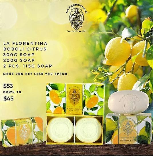 La Florentina Boboli Citrus Soap Bundle