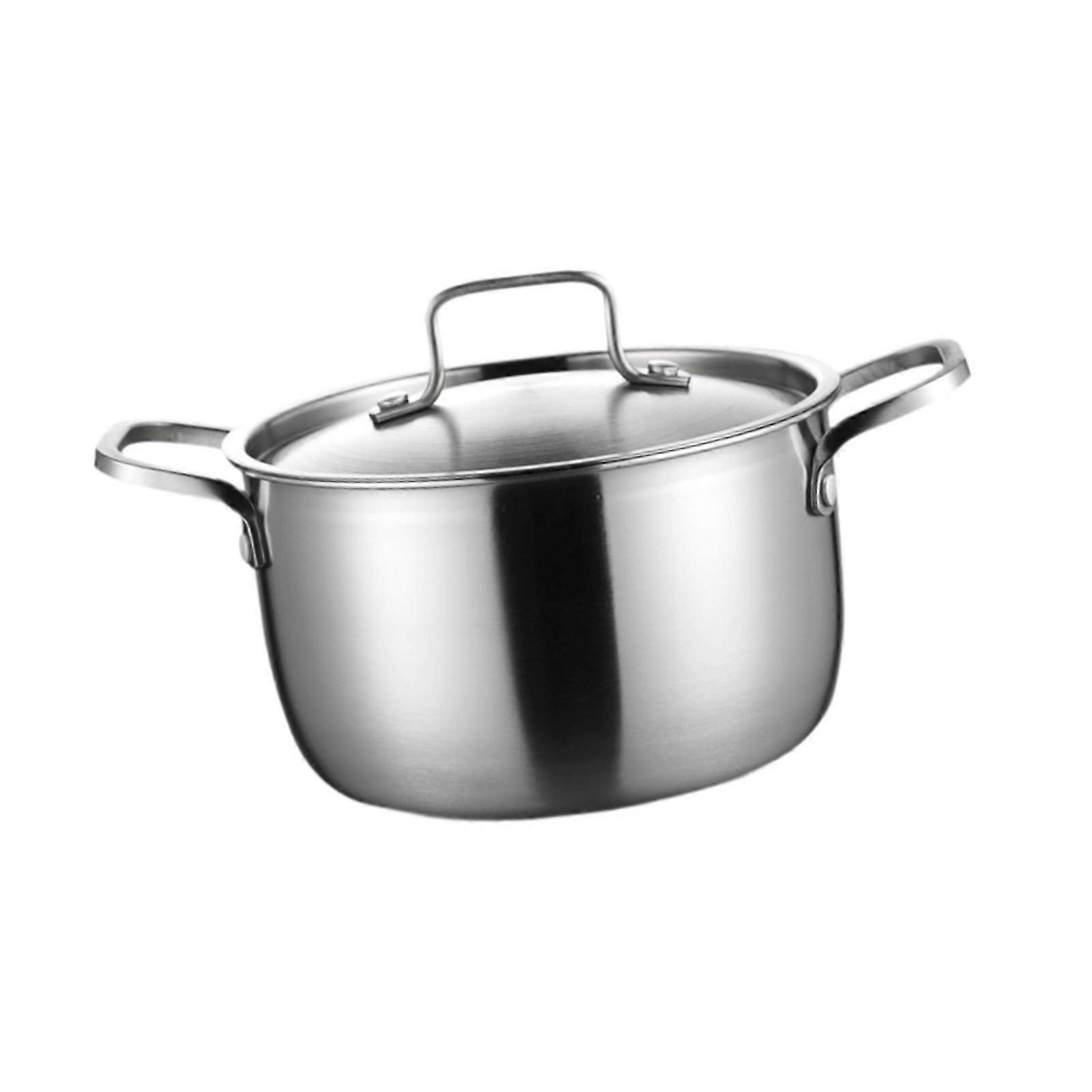 Pentola in acciaio inox Pentola a riscaldamento rapido per festa in ristorante a casa 21 cm di diametro