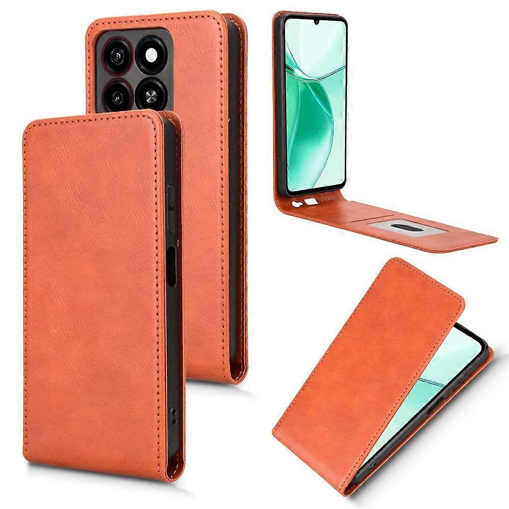 Vertical Flip Leather Phone Case For ZTE Blade A35 / A55