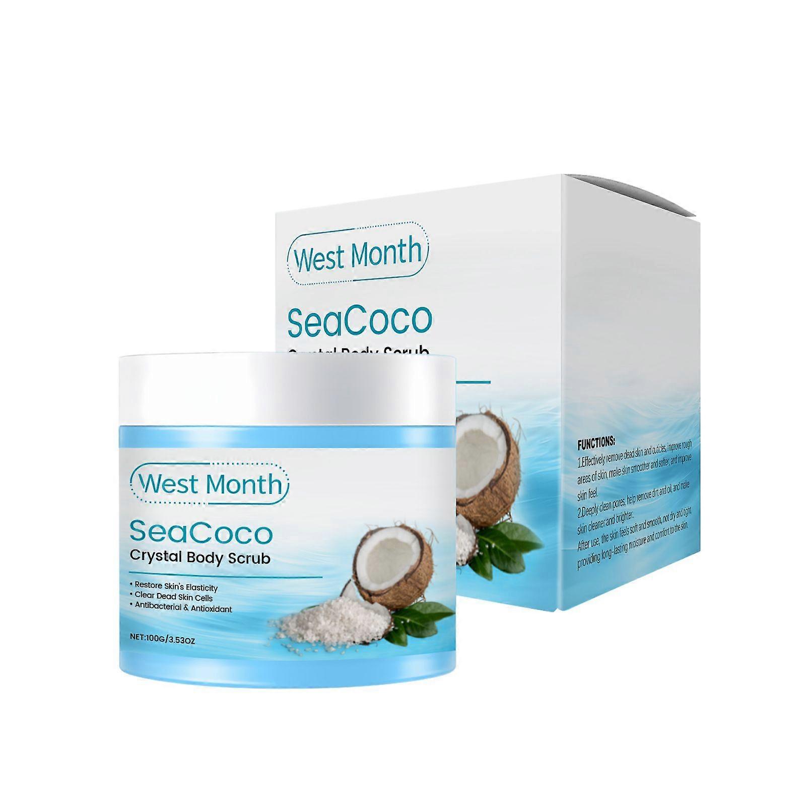 Esfoliante Corporal do Mês Oeste Limpe e Hidrate Todo o Seu Corpo Com Esfoliante Corporal Crystal