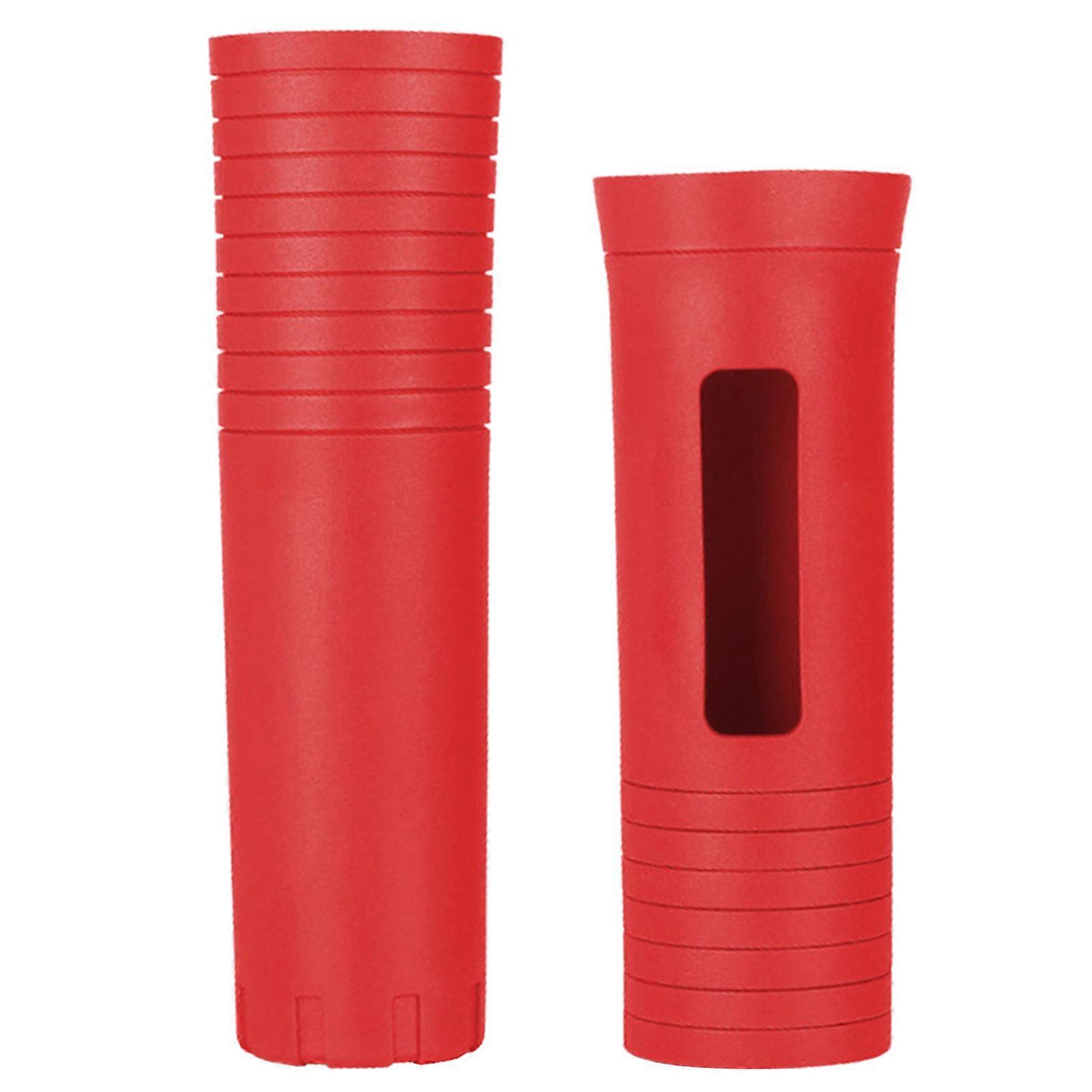 KTV Enthusiasts Rubberized Wireless Microphones Handle Guard, Prevents Damage During Use  Red
