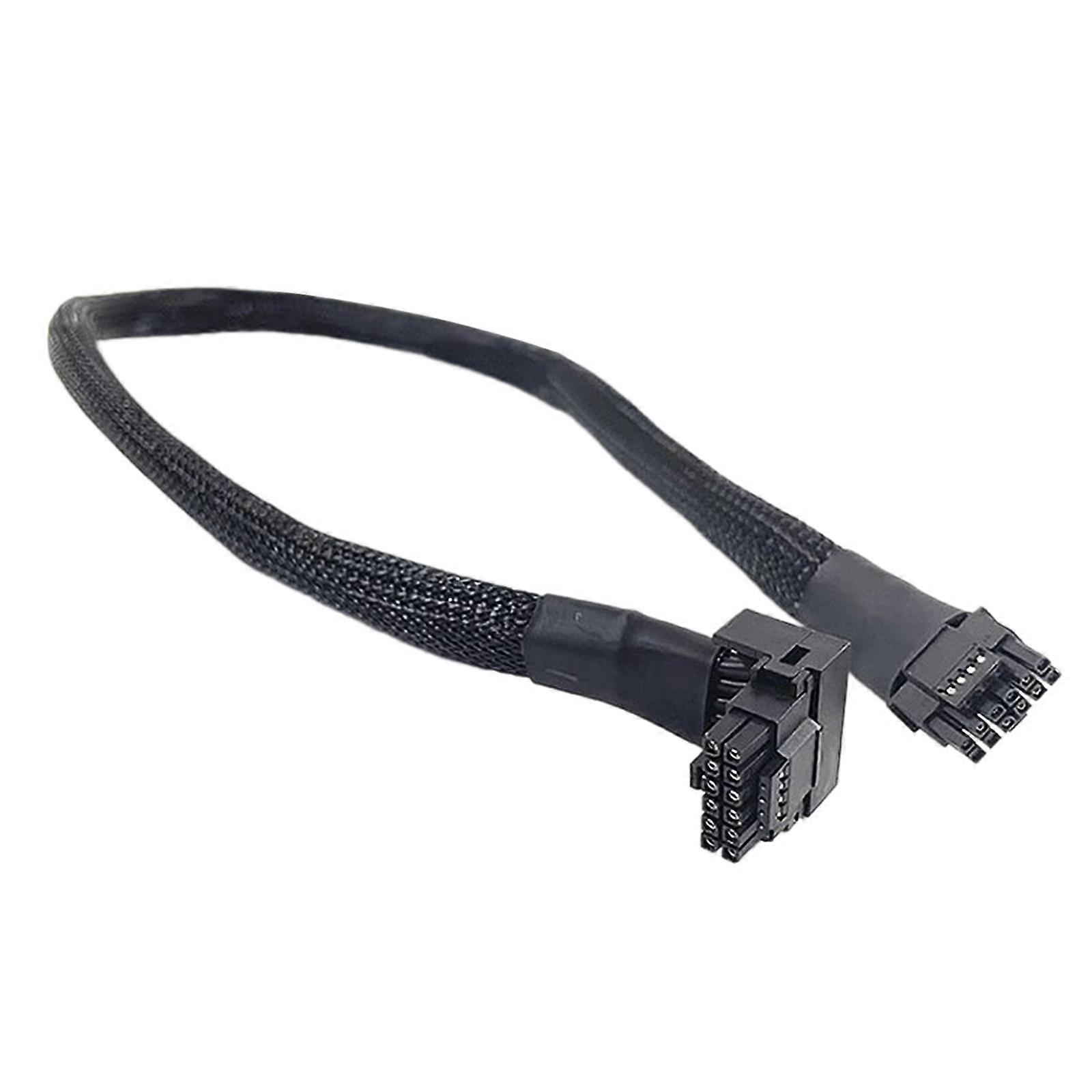 Graphics Card Cable 12VHPWR16Pin to 12+4p Module Cable PCIE5.0 Cord ATX3.0 Networking Cable 16AWG