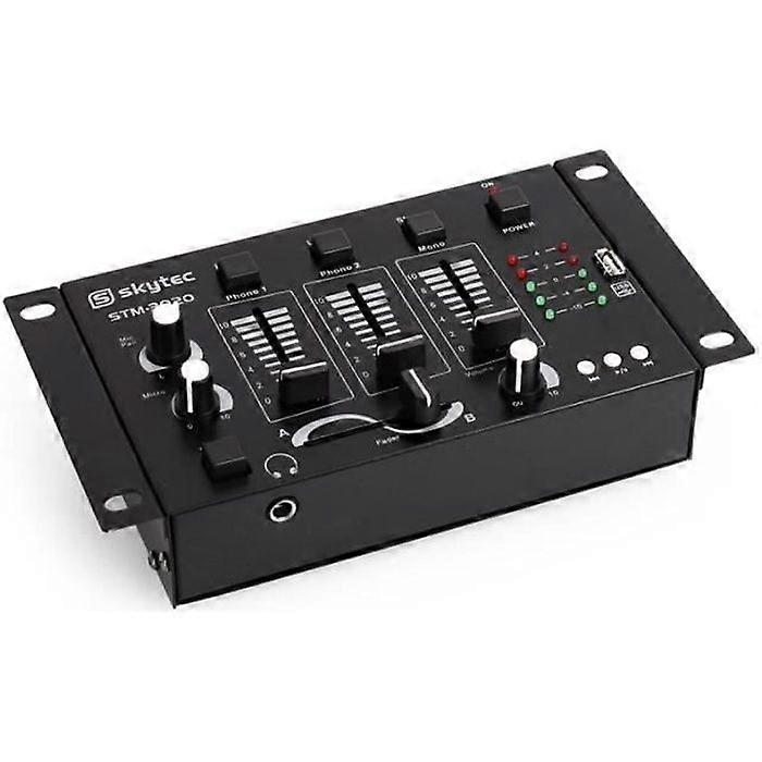 SkyTec STM-3020B - 6-channel mixer, USB port, 3 switchable channels