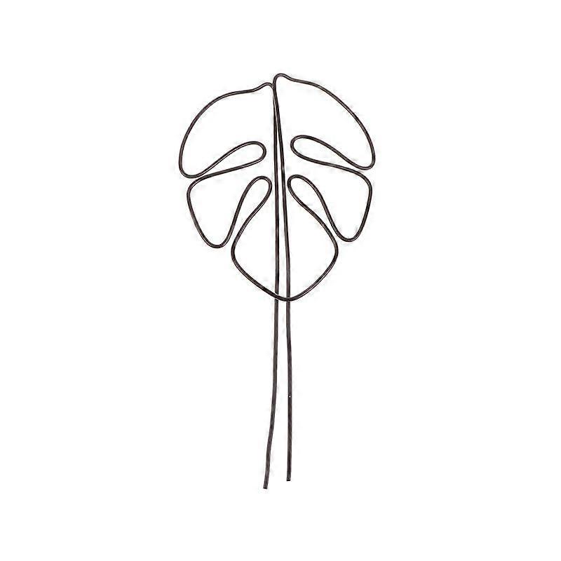 Monstera Shaped Plant Support Pole Sturdy Alloy Support Pile Easy Installation Decorative Plant Stand For Small Medium Plant