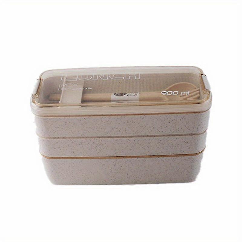 Bento Box For Adults, 3-layers Lunch Box, Portable Food Storage Tableware
