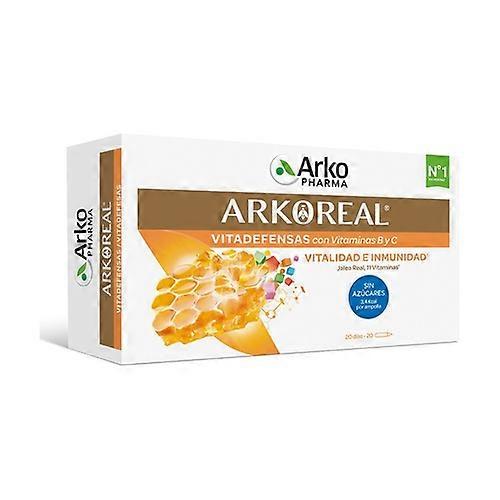 Arkoreal Vitadefensas with royal jelly and vitamins 20 ampoules of 15ml