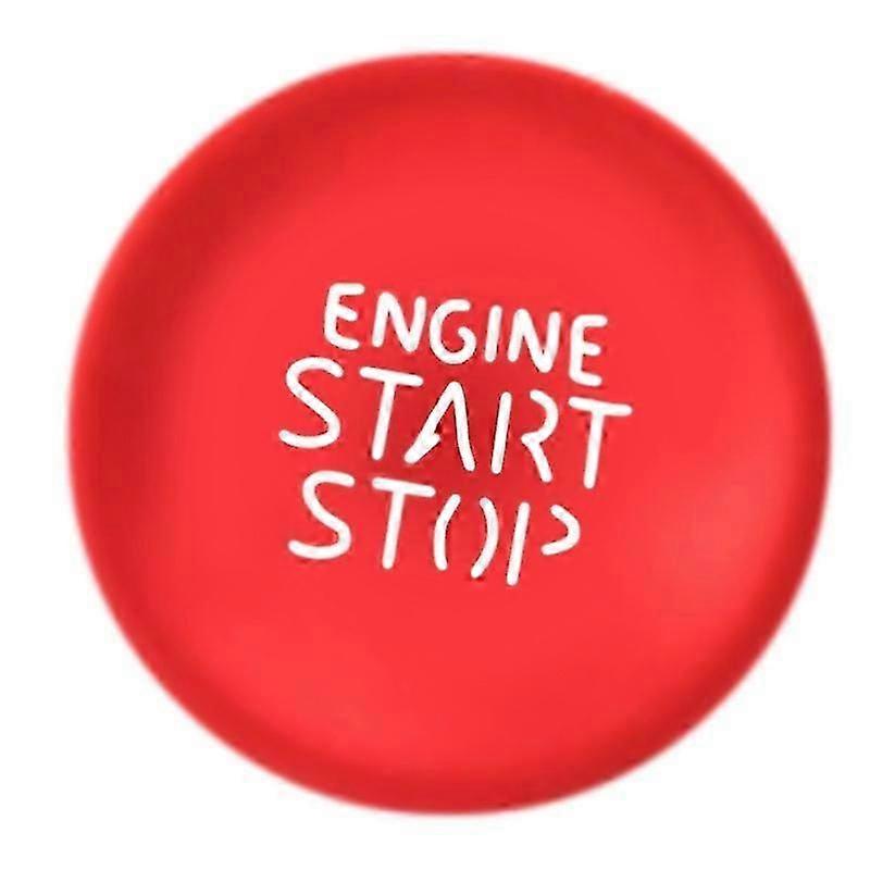 Car Engine Start-stop Button Sticker One-key Start Button Trim Sticker For 2021 2022 Red