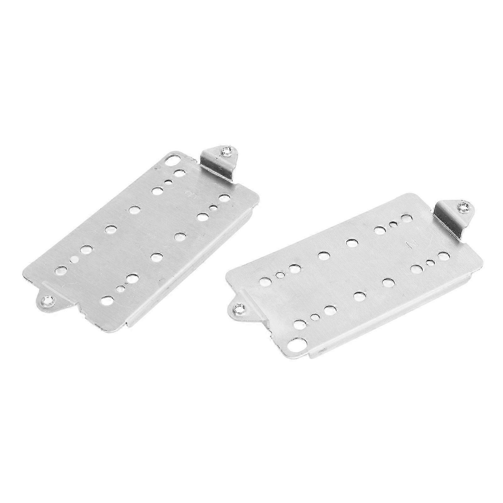 2Pcs Guitar Neck Bridge Pickup Base Plate Robust Exquisite Craftsmanship Pickup Baseplate Replacement