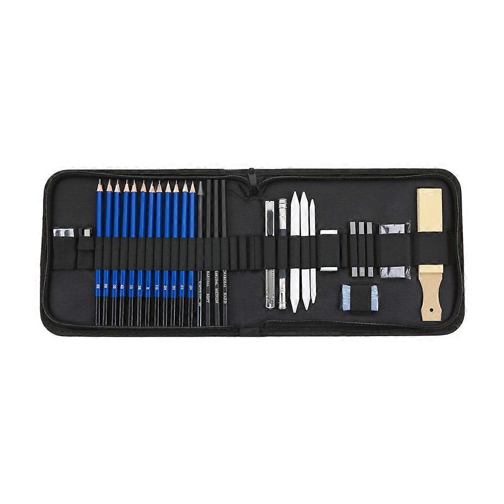 Graphite Charcoal Pencils in Travel-Friendly Storage, Durable Pencil Lead for Endless Creativity