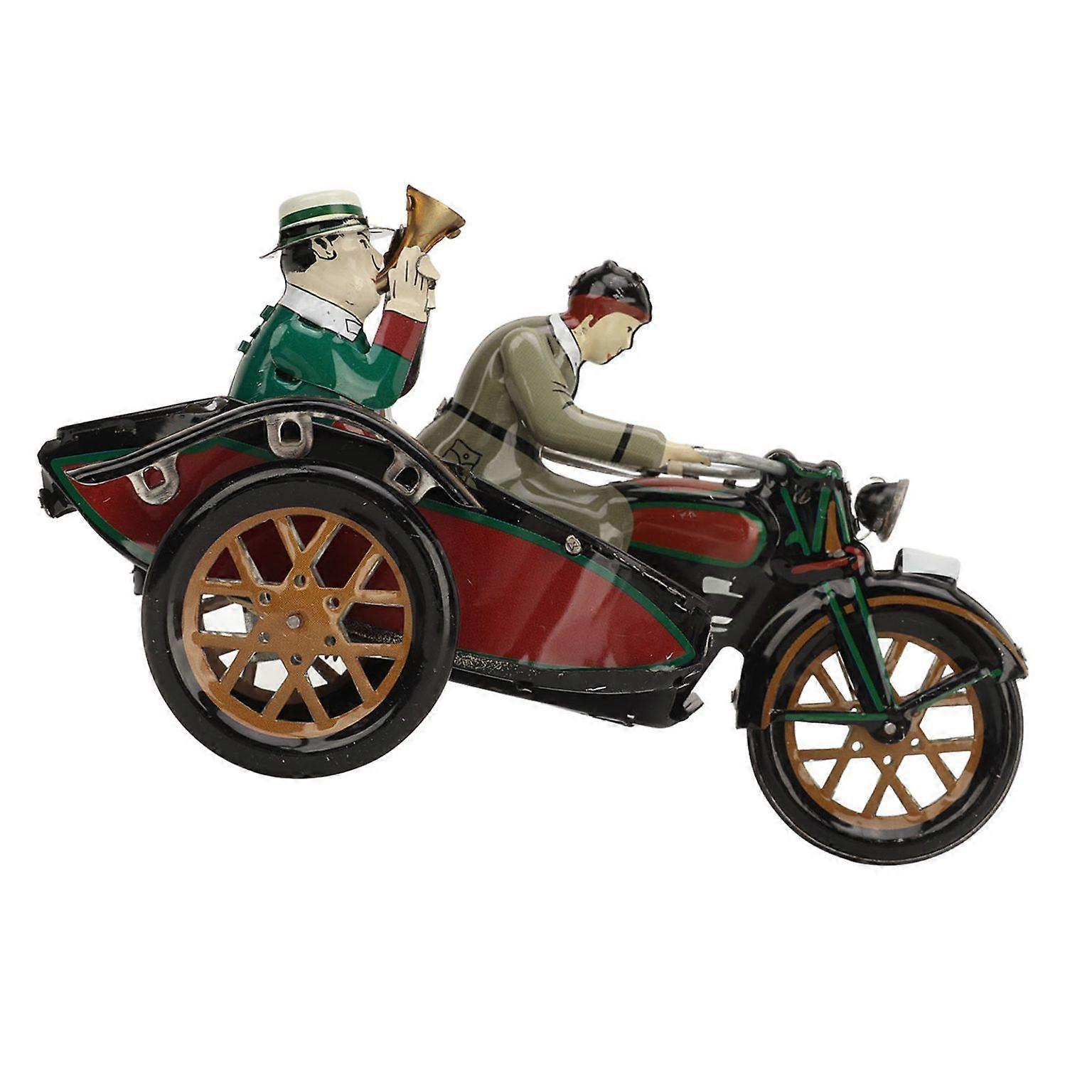 Nostalgic 3-Wheeled Wind-Up Motorcycle Toy MS804A