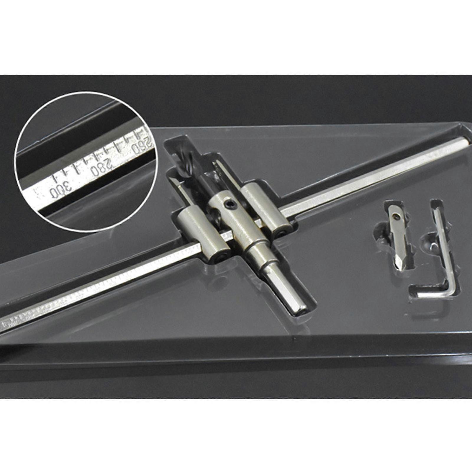 120/200/300mm scie cloche circulaire foret réglable type avion bricolage outil ouvre-trou coupe-bois pour artisans