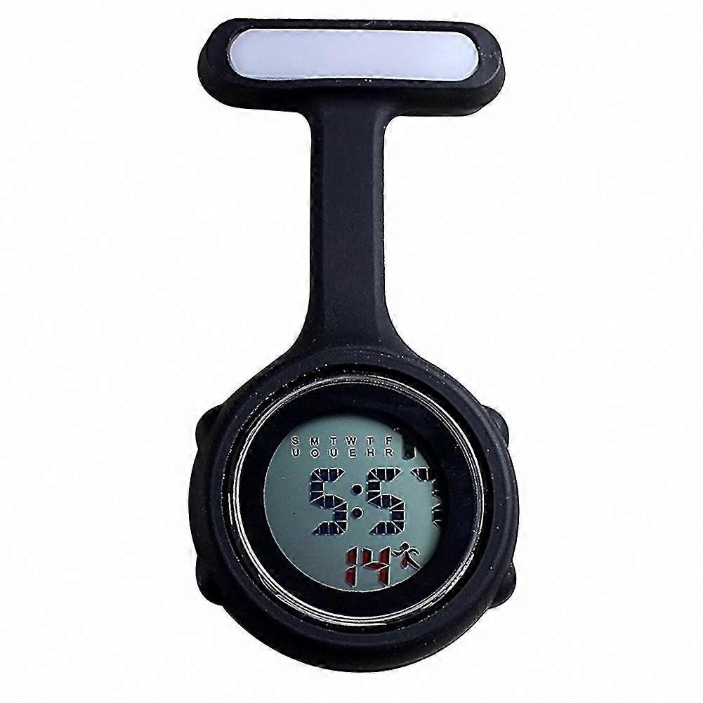 Electric Watch with Digital Display and Clip-on Fob for Nurses