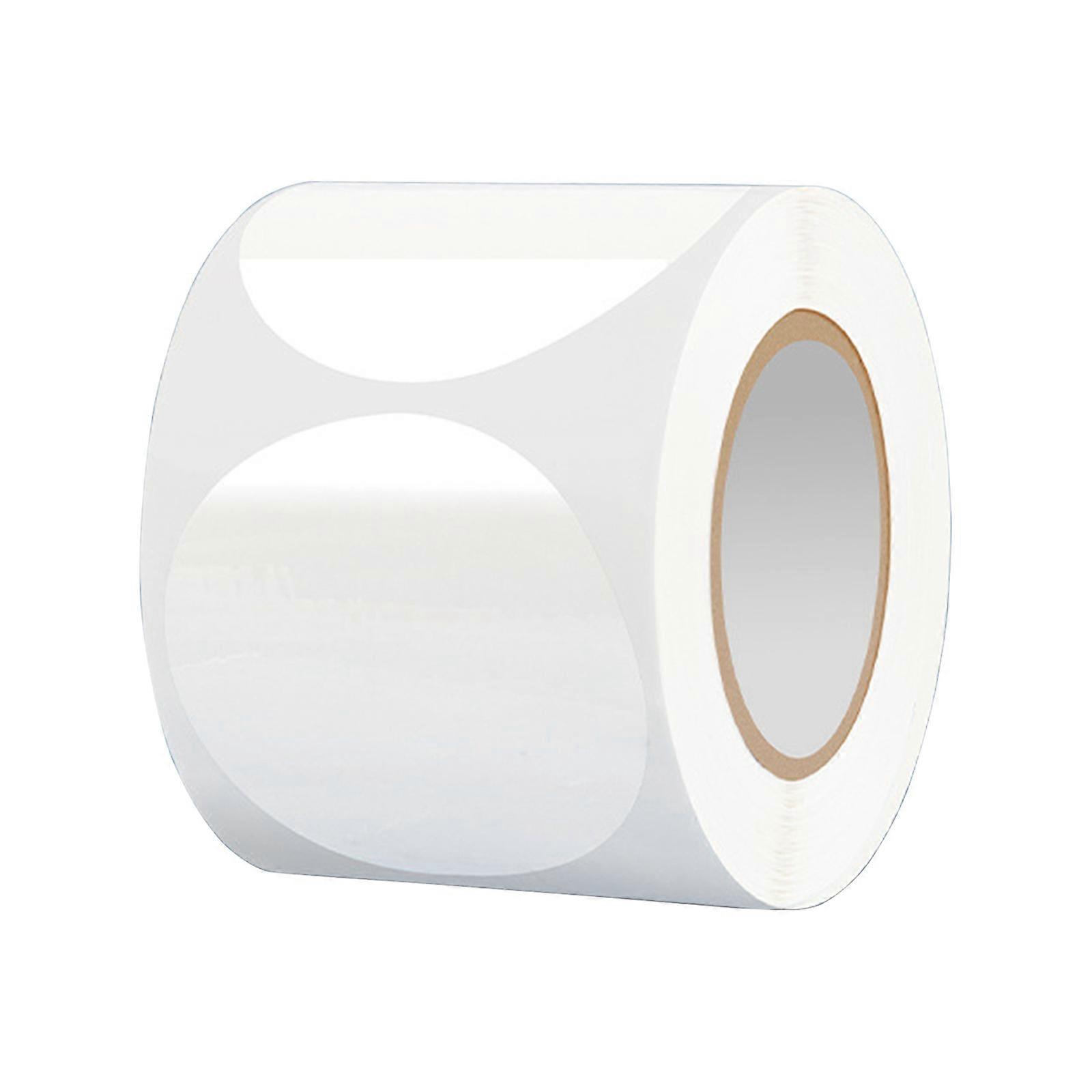 500Counts Round Seal Sticker Adhesive Wrapping Label Clear PVC Wrapping Sticker for Envelope Invitation Packaging