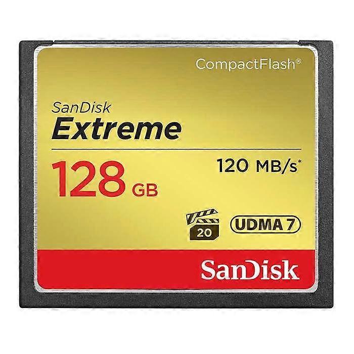 Flash memory card - SANDISK - Extreme Cf120Mb/S 85Mb/S 128Gb
