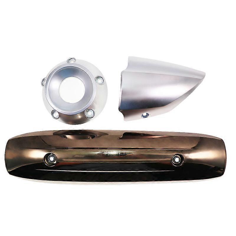 Motorcycle Exhaust Pipe Cover Cowl Protector Heat Shield Guard B