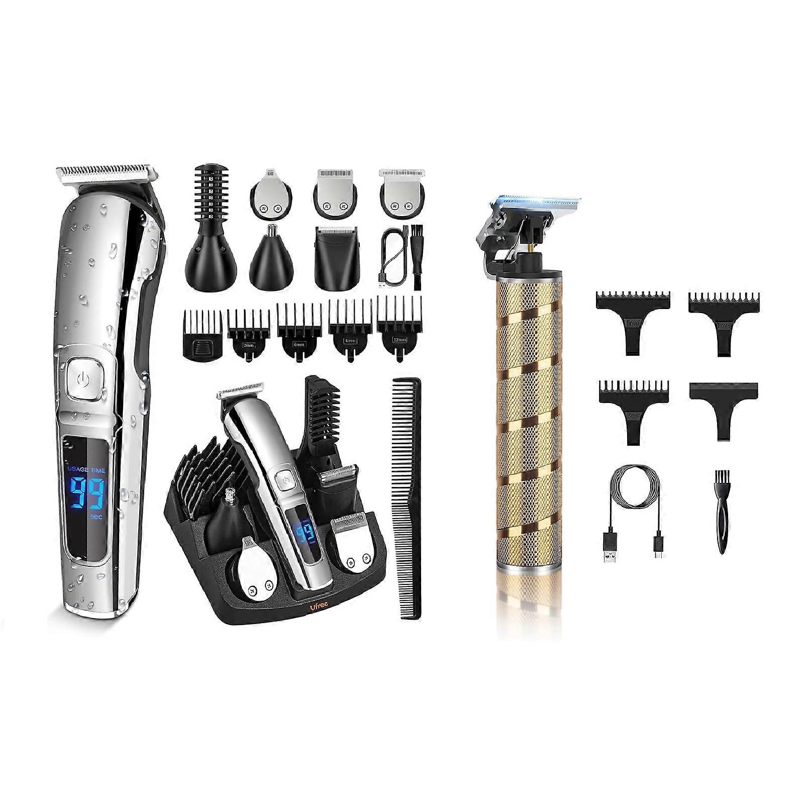 Ladattava partaleikkuri miehille märkä- ja kuivalahjat