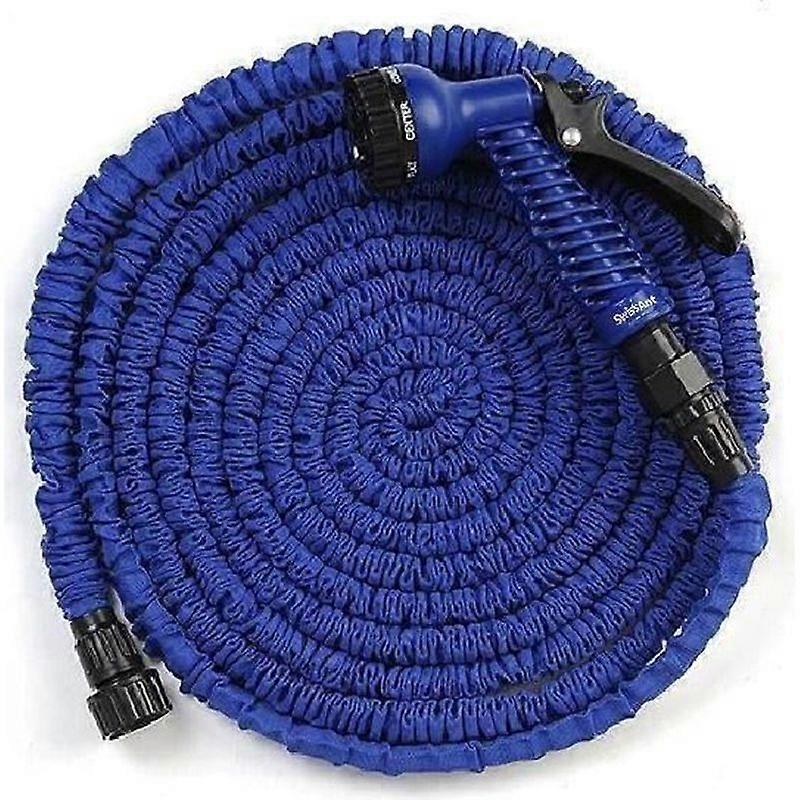 SWISSANT expandable garden hose - 60m Blue - 7-function gun