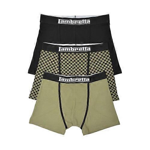 Lambretta Mens Assorted Designs Boxer Shorts (Pack of 3)