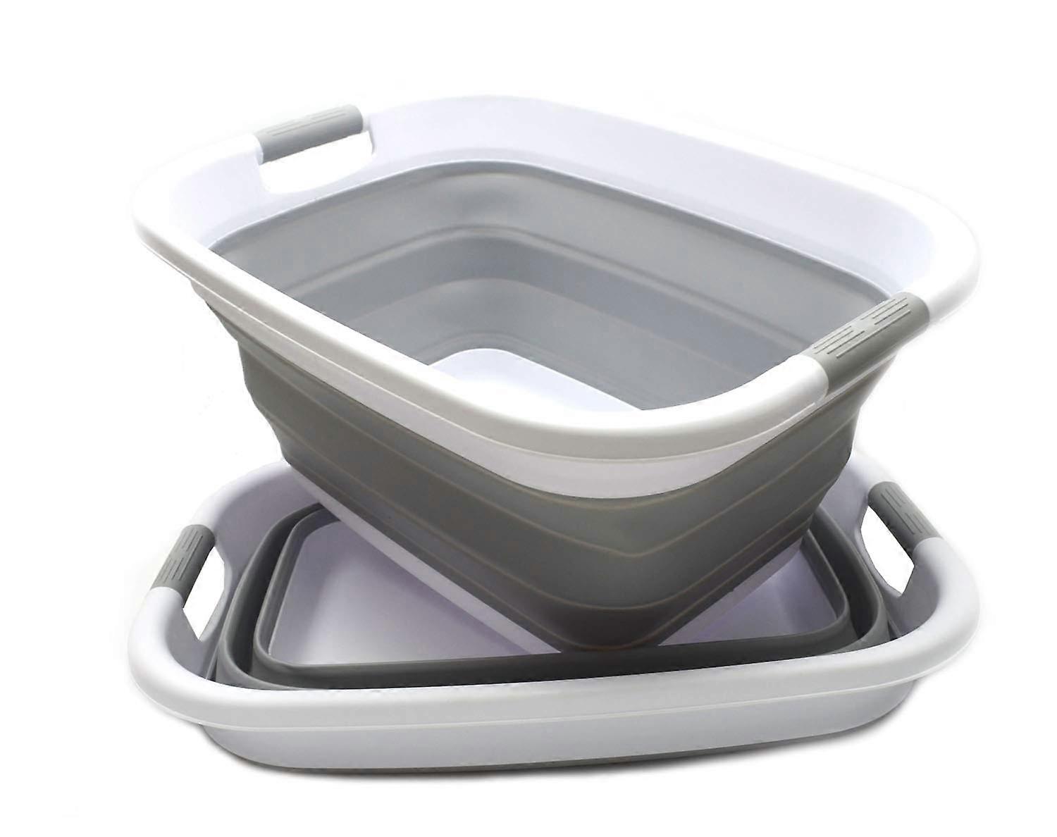 31L (8.1 Gallon) Foldable Plastic Laundry Basket with Wrinkle-Resistant Design and Easy Storage