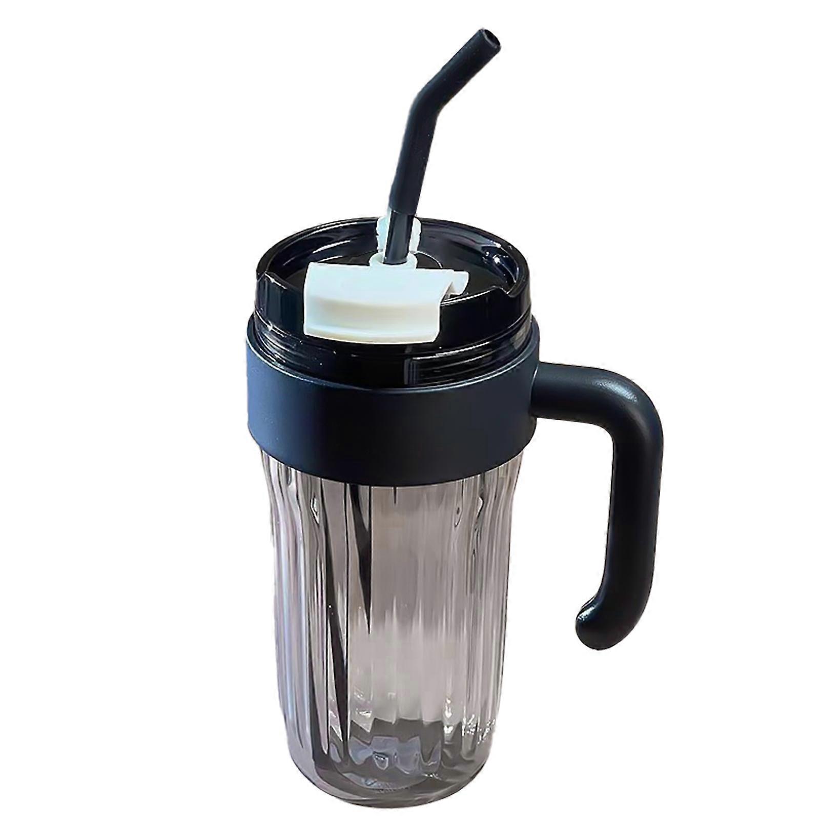 Vaso de batido transparente de plástico reutilizable
