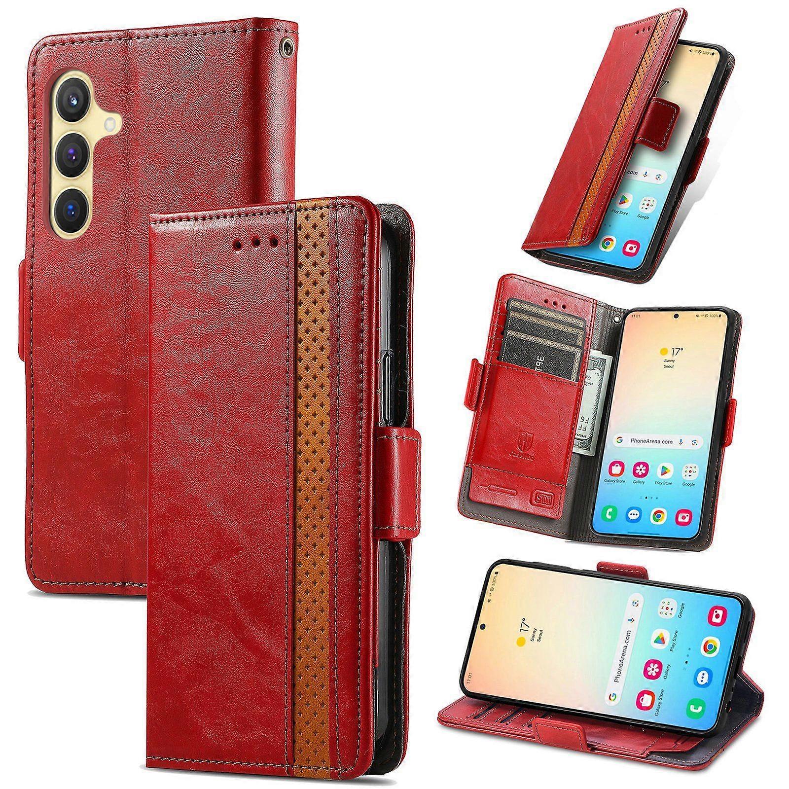 Compatible With Samsung Galaxy S24 Plus Wallet Case, PU Leather Flip Case with Card Holders RFID Blocking Kickstand Phone Cover