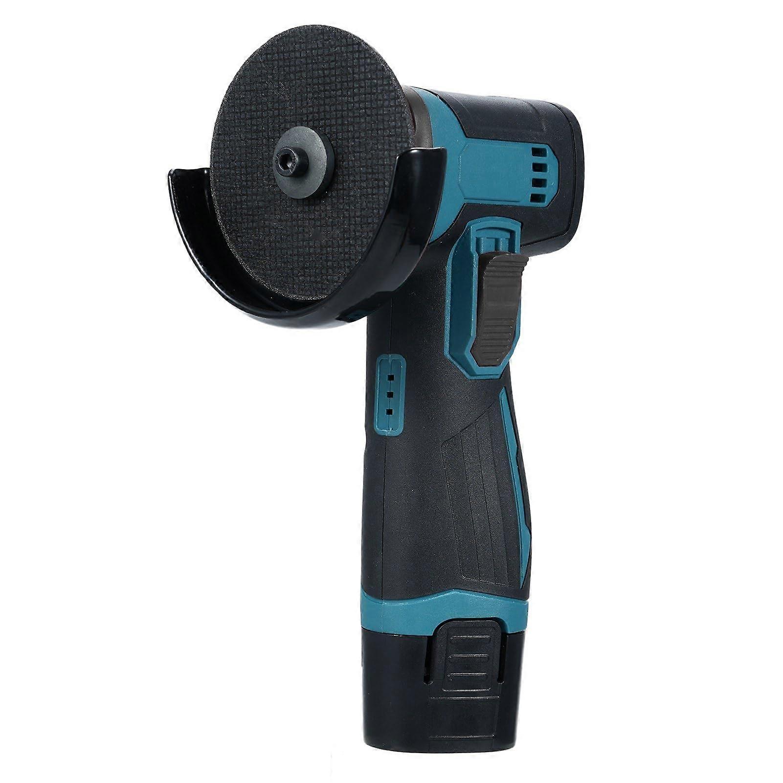 Cordless Angle Grinder 12V Power Angle Grinder with 1.3Ah Battery, 19500Rpm Brushless Motor
