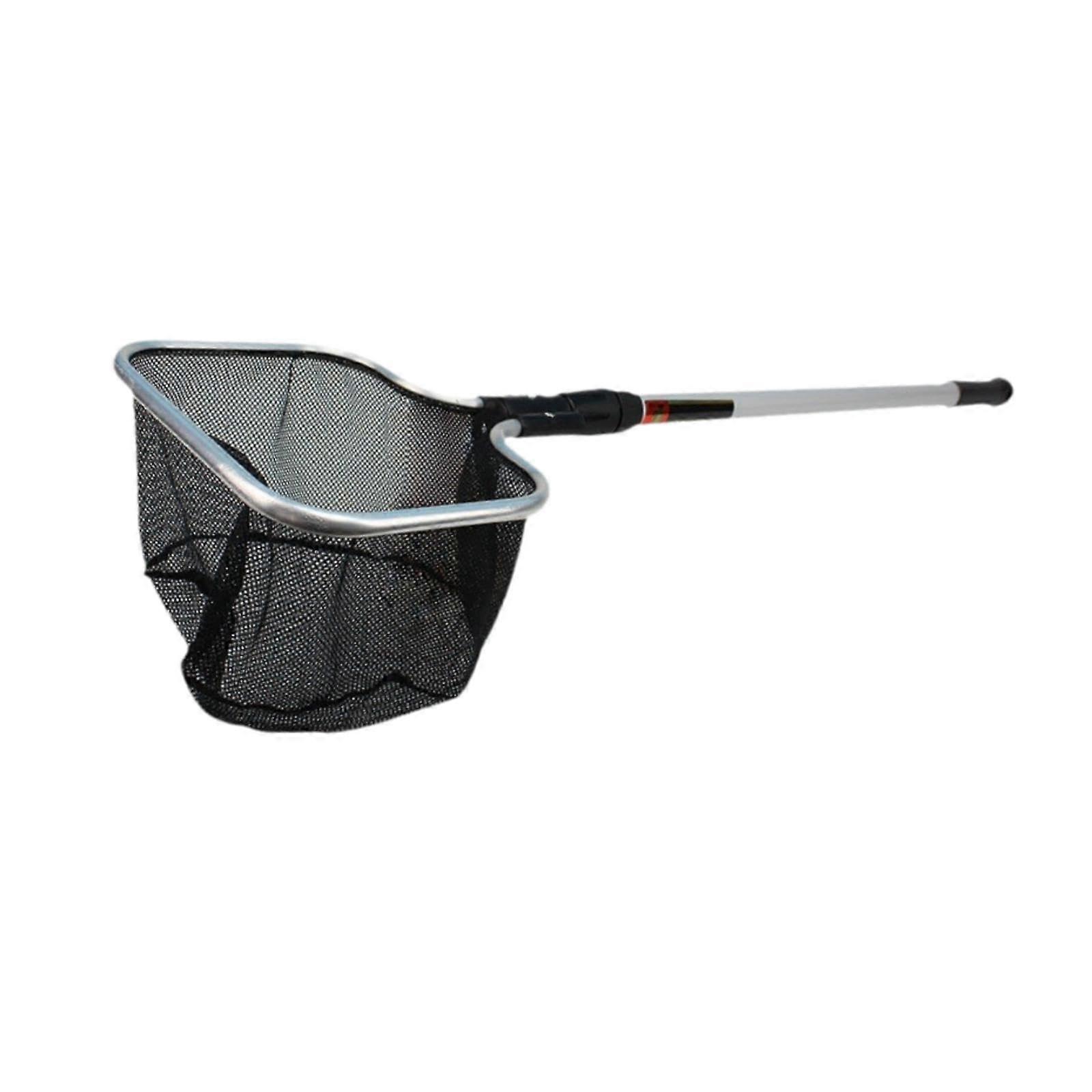 Aquarium Net Fishing Net Nonslip Comfortable Grip Extendable Fish Landing Net Fishing Mesh Net for Fish Tank Fishing Outdoor