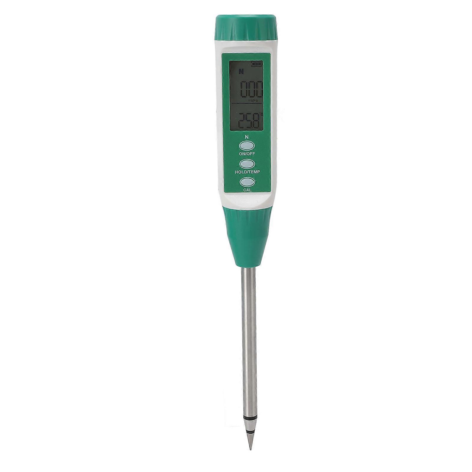 Tester with Probe High Accuracy Large Backlit Display Soil Fertility Meter for Greenhouse Agriculture