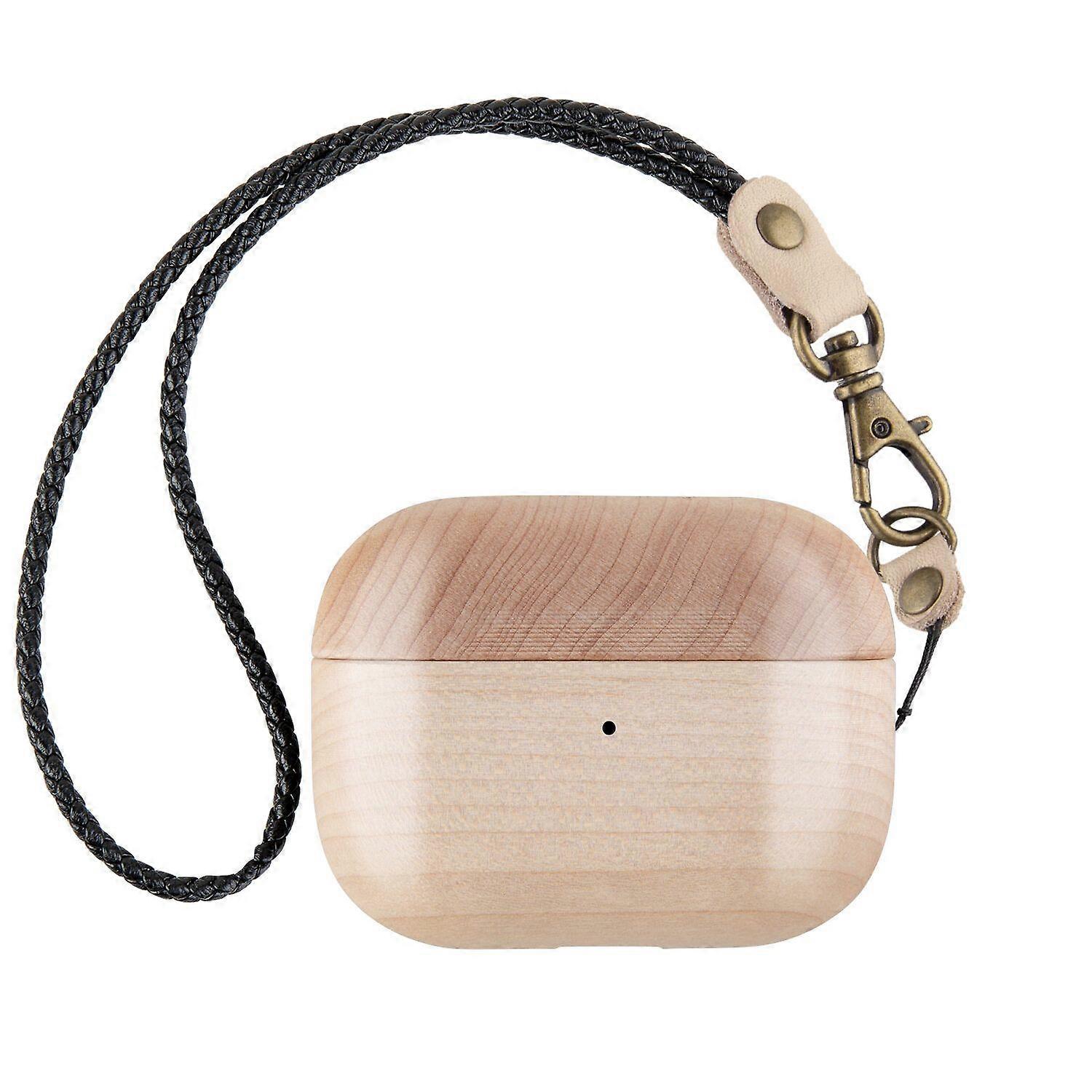 Niche Classical Solid Wood Bluetooth Headset Case for Airpods 3 with Wireless Charging Support, Comfortable Hand Feel, Fine Grinding, Wear-Resistant,