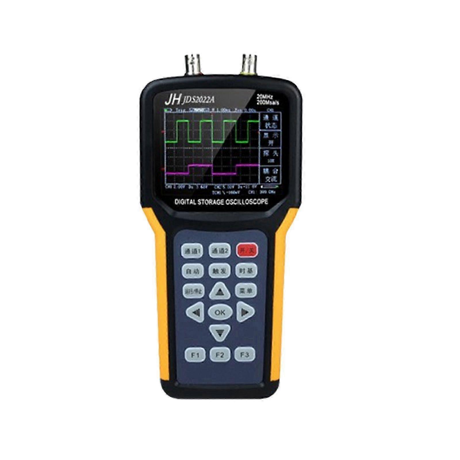 Jinhan Jds2022a 2ch Handheld Digital Oscilloscope 20mhz 200msa/s Sample Rate Sci