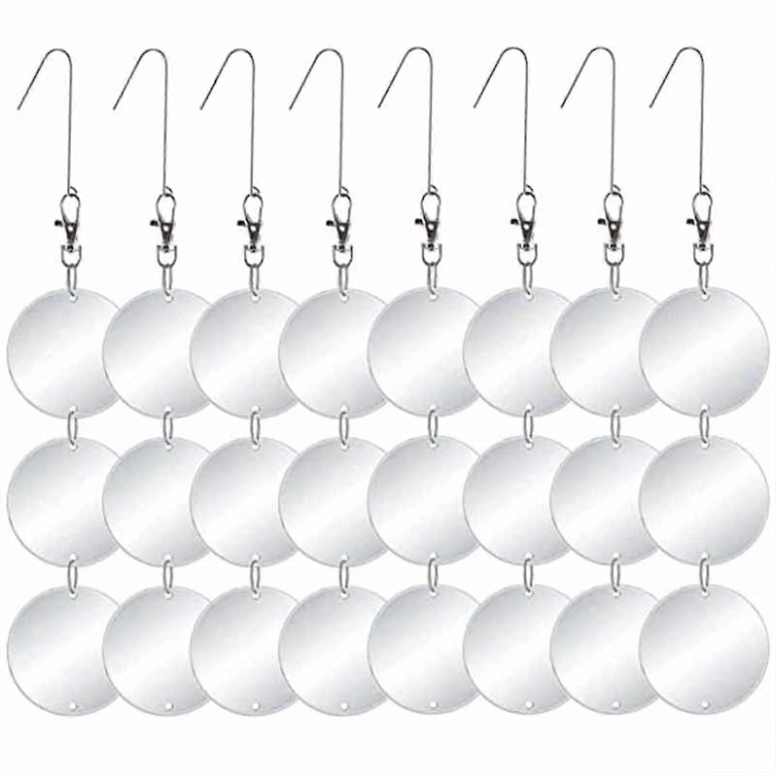 Scaring Birds Away Reflective Discs Produce Slight Noise Deterrent Discs Keep Birds Away From Your Deck